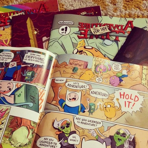 Ahh awesome!! I just got my copies of Adventure Time Flipside #1 written by @ColleenCoover and @Paul