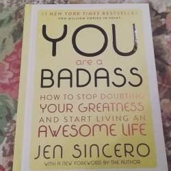 One of my goals this year is to gain confidence. So today Joel took me to buy this book! I have heard amazing reviews about this book. I am so excited!! #youareabadass #awesomelife