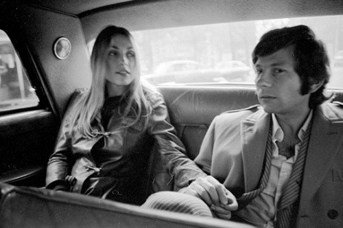 lovesharontate:Sharon Tate and Roman Polanski in London, 1968. Photos by Bill Ray 