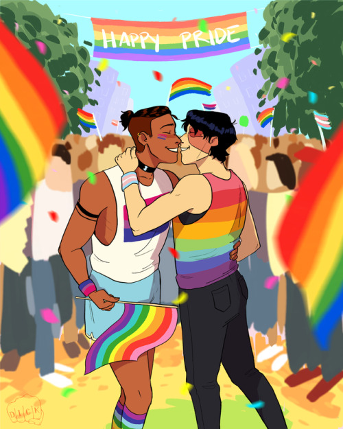 dickpuncherdraws: zukka week 2019 day 7: pride ️‍ and that’s all folks! see u next year fo