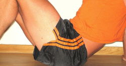 shorts-and-underwear:  Orange stripped black