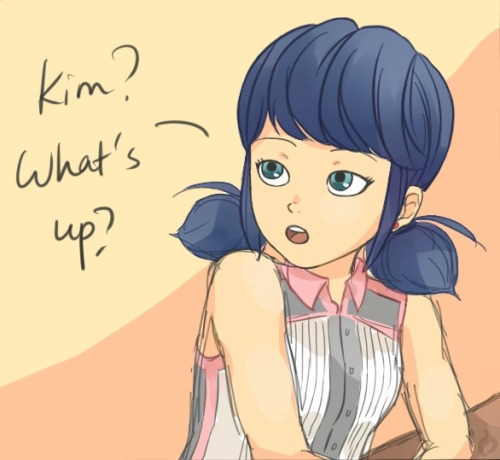 baraschino:if marinette wore a sleeveless top to school……and then no one would questio