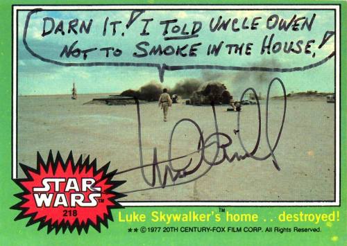 glamoramamama75:  jady2007:  https://www.facebook.com/itsmarkhamill Mark Hamill autographs  ☺️👌🏻 