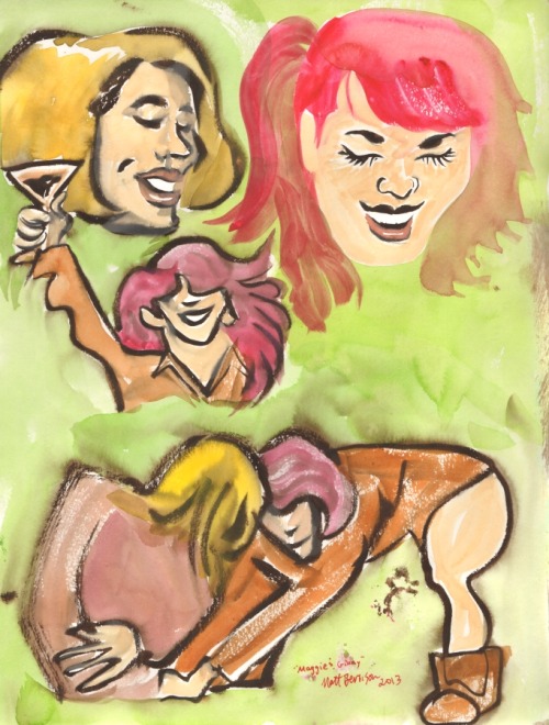 Porn Pics Drawings of both Maggie Maraschino and Ginny