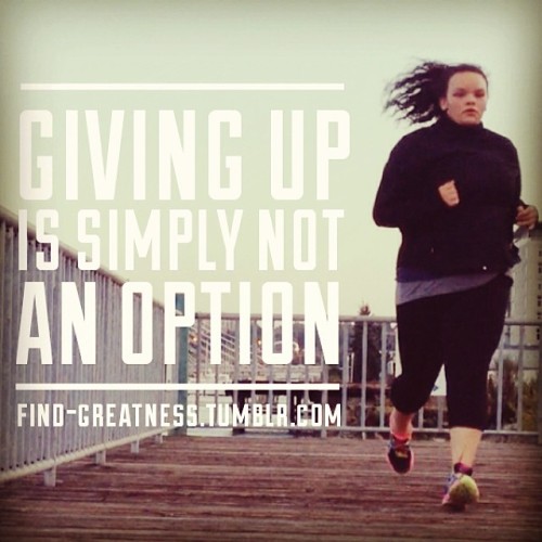 find-greatness:  Making myself my own #fitspiration #nbd #quote #fitness #weightloss #running #inspi