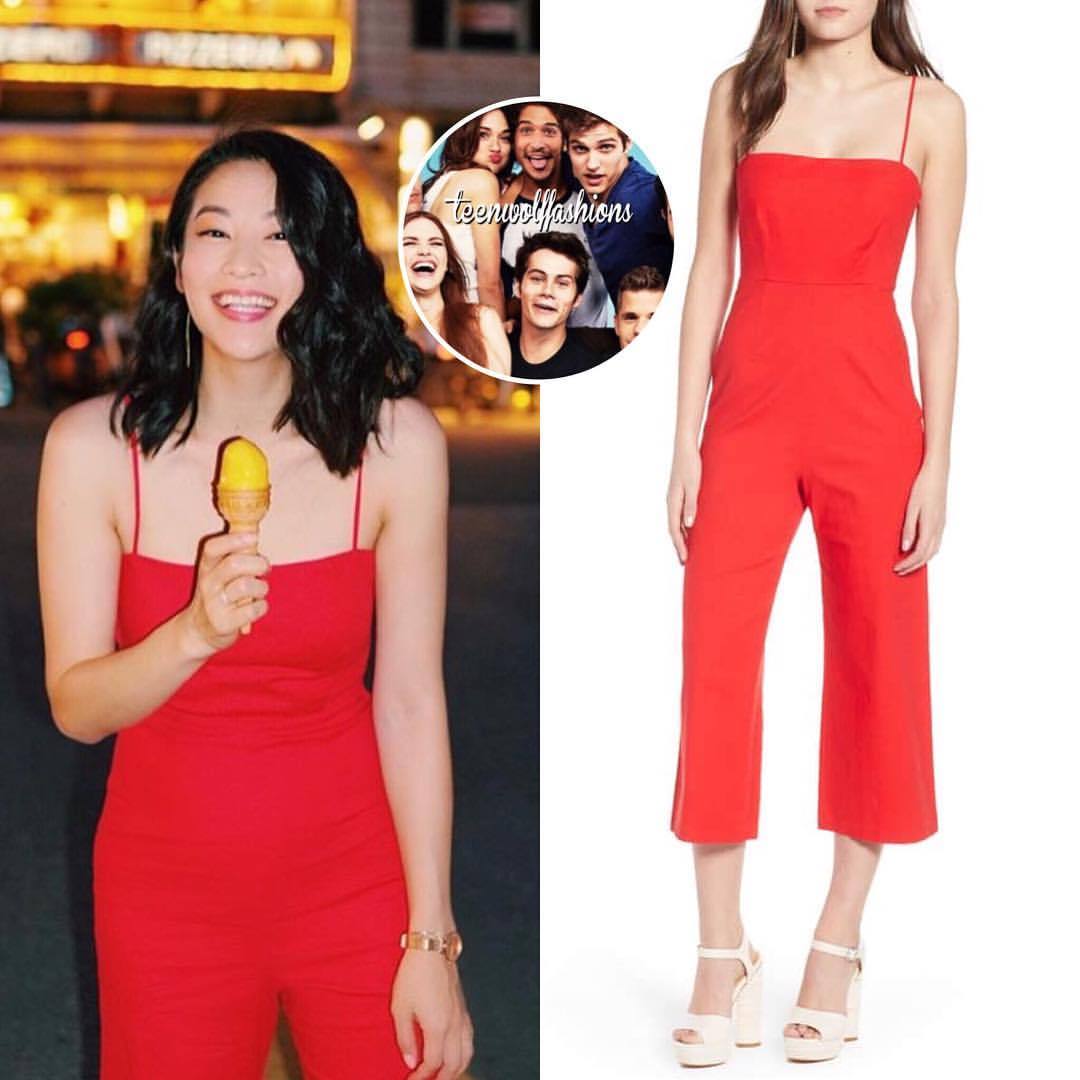 What: Arden Cho’s fitted linen jumpsuit by @astrthelabel ($79) on Astr ...