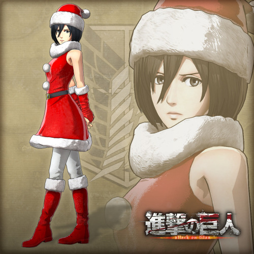 Porn Pics First look at Armin, Eren, Levi, and Mikasa’s “Christmas”