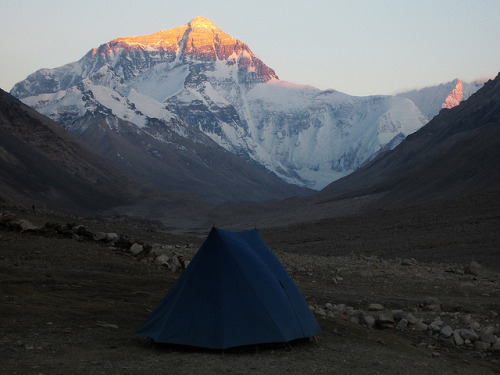 riskyadventures:  Everest BC Tent by ccdoh1 on Flickr.