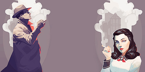  Favourites fan arts: Burial at sea, Bioshock Infinite.  Credits (1,2,3,4). 