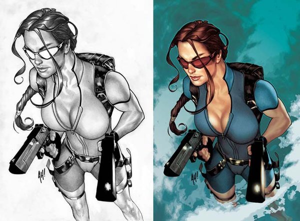 pinuparena:  By Adam Hughes