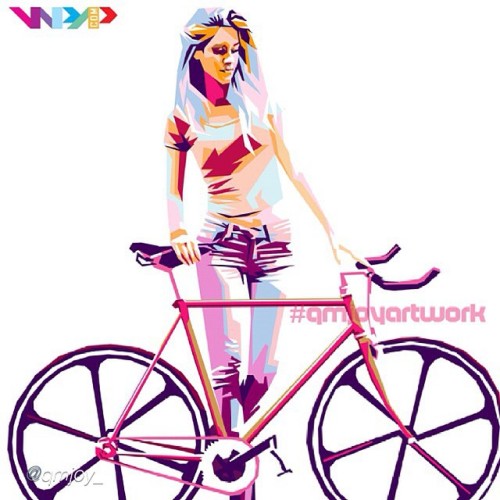 fixiegirls: by @qmjoy_ “#WPAP #vector #vektor #face #wajah #illustrasion #ilustrasi #digitalart #po