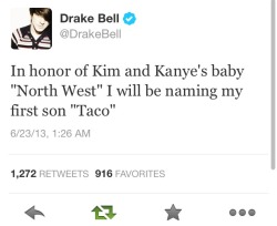 ur-parents-fuk:  Drake Bell, tackling americas