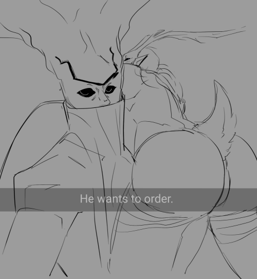 He Wants To Order.