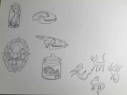 Sketching some potential enamel pin designs. I will probably only be able to make one to start with 