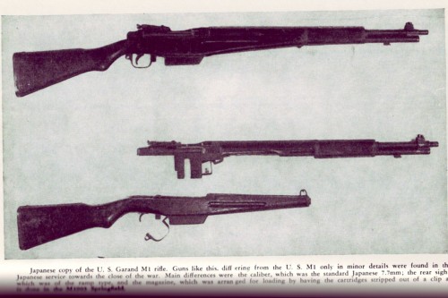 The Japanese Garand&mdash; The Type 4 Semi Automatic RifleAgainst American forces armed with sem