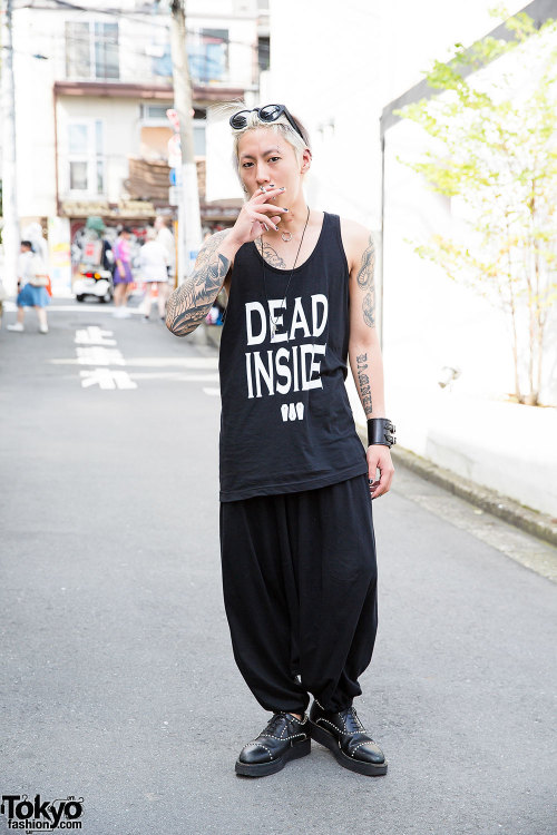 666die_fall666 on the street in Harajuku with... | Tokyo Fashion