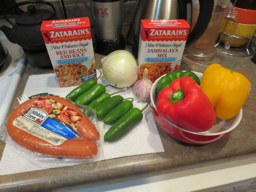 caffeinatedcrafting: Kinda-Sorta Jambalaya - I end up putting a lot of extra stuff in it like my Chi