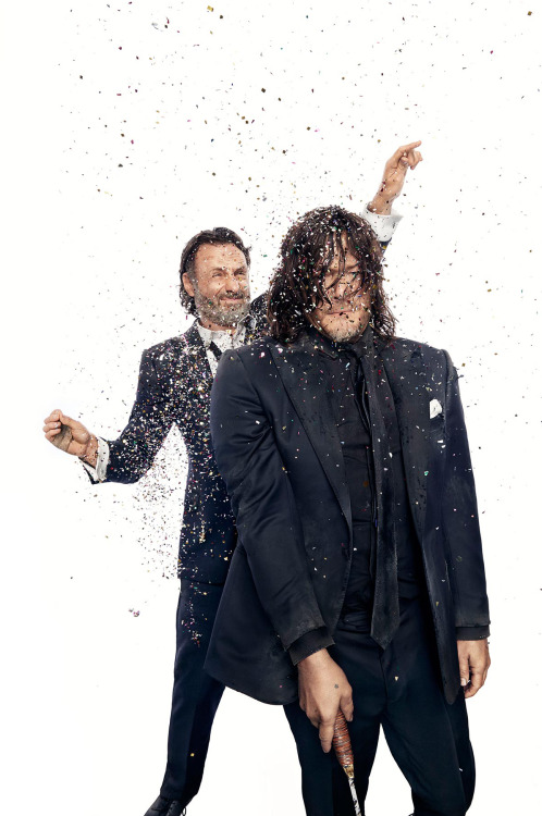 normanreedusitalia: Norman Reedus & Andrew Lincoln #RickylPhotoshoot by Art Streiber for EW 