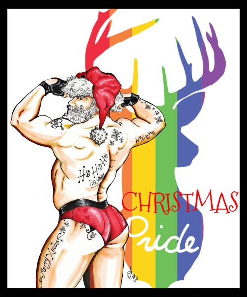 #illustration #ilustracion #ilistradorchileno #chile #merrychristmas #gaychristmas #pride #christmas