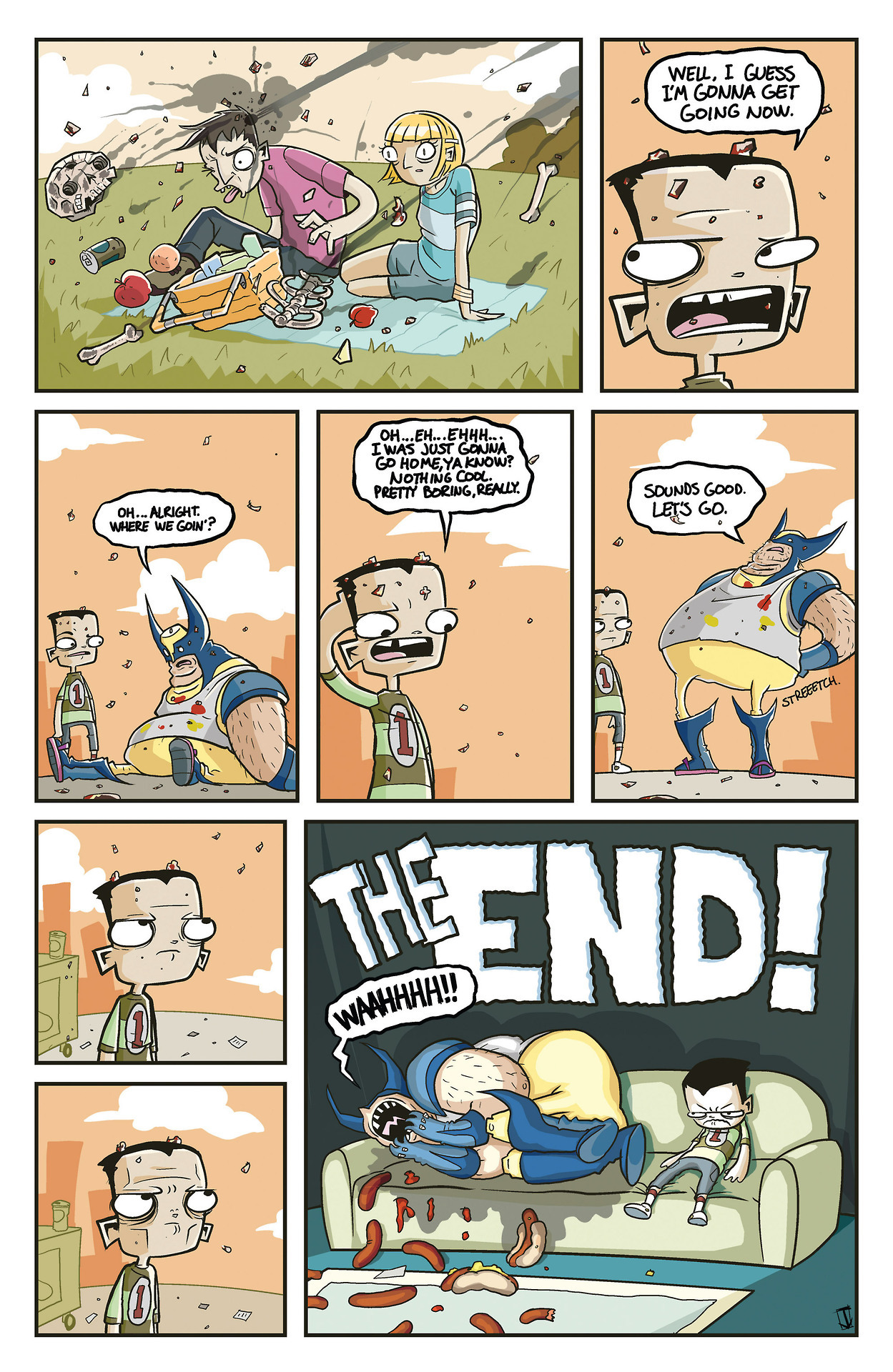 Meanwhile&hellip;in the Park!!by Jhonen Vasquez &amp; Rikki SimmonsJhonen