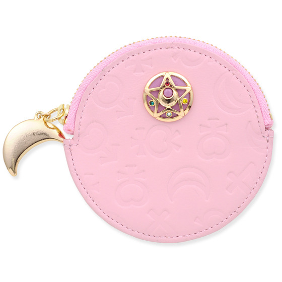 sailormooncollectibles:  NEW Sailor Moon pink leather pochette &amp; coin pouch!