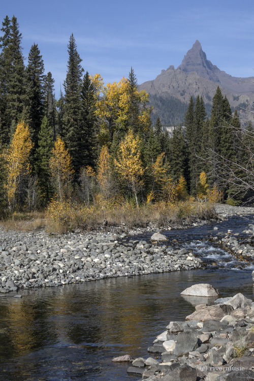 riverwindphotography: Pilot Peak and the Clark’s Fork River, Shoshone National Forest, Wyoming© rive