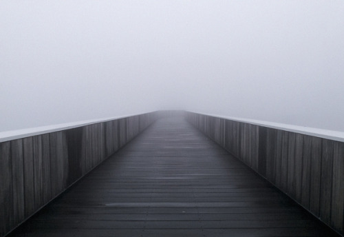 adayinthelandofnobody:  &ldquo;Fog in the bridge&rdquo; by Miguel Angélus Batista Las