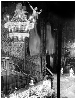 disneymagicman:  disneymagicman:  The drunken ghost seen hanging from the Ballroom chandelier is Pickwick. Fully named Erasmus Cornwell Pickwick, he is one of my favorite minor characters in the Haunted Mansion! He got is name from Sam Pickwick from the
