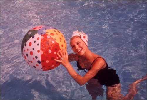 Summertime in the pool! 1960