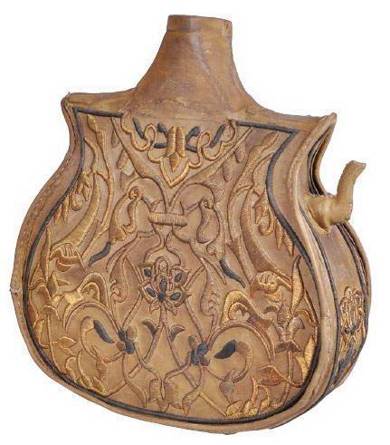 AN OTTOMAN WATER POT
Osmanlı Tekke İşi Matara