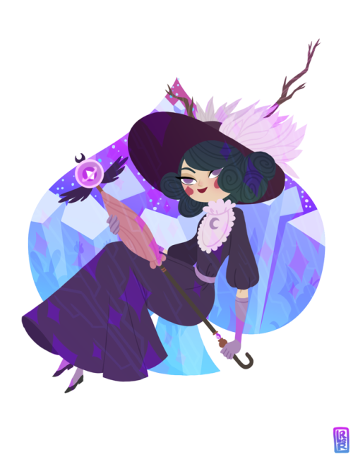 Tiny Eclipsa!  This is one of the mini prints I sell at conventions.