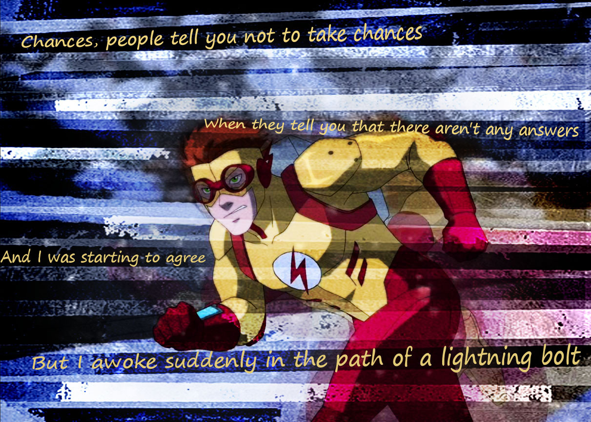 ironicveghead:  Chances, people tell you not to take chancesWhen they tell you that