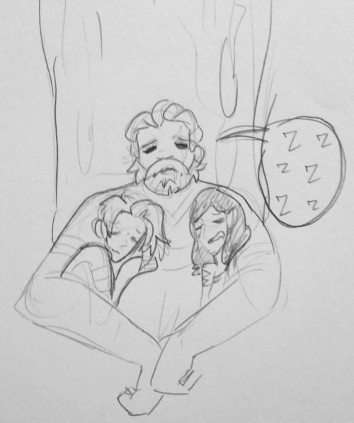 bytemyass:Someone asked for Reinhardt, Mercy, and Pharah dozing off under a tree. I’ve never REALLY 