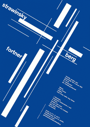 Influential Typography - Josef Müller-Brockman: Modernist designer Josef Müller-Brock