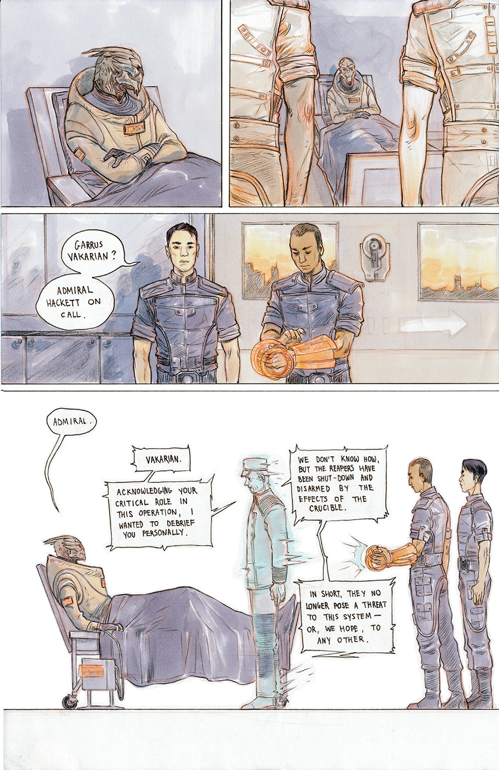 hchomgoblin:  I found the rest of that Mass Effect comic while rifling around in