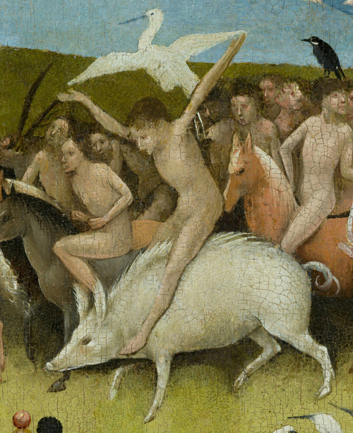 Detail from The Garden of Earthly Delights by Hieronymus Bosch, 1490-1510.•Follow: Instagram | Pinte