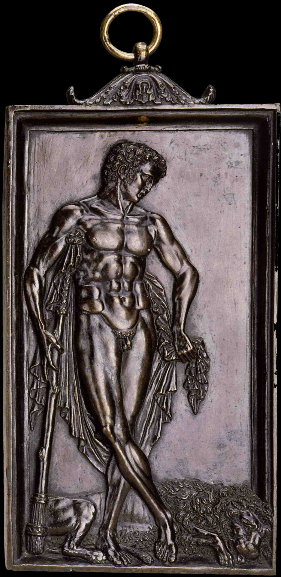 artist-mantegna:  Hercules resting after the fight with the lion deNemee, 1500, Andrea