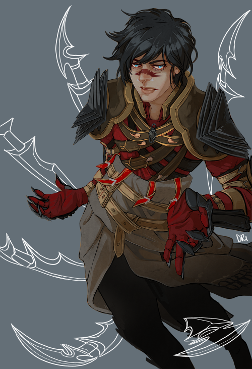 drisrt:(close up)  Fast painting got way out of hand as usual