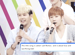huizz:  Hoya translating for Sunggyu 