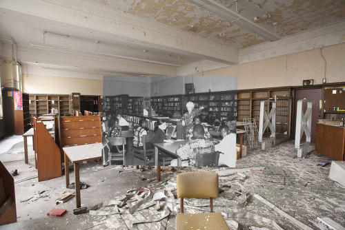 taktophoto:  Then and Now Photos of Abandoned Detroit School 