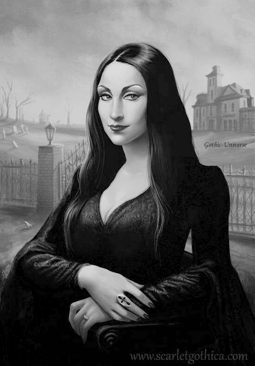theblacklacedandy:  gothic-universe:  Mona Addams  OH MY GOD I NEED THIS FRAMED
