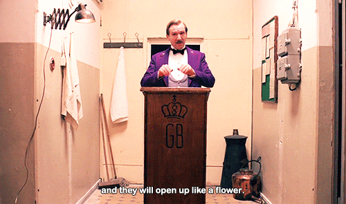 posthawk:  The Grand Budapest Hotel (2014) dir. Wes Anderson. 