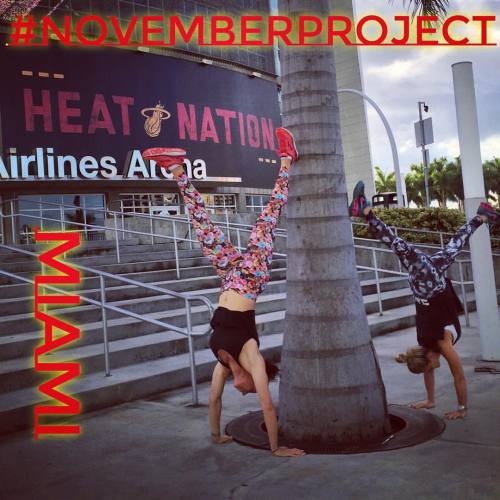 #novemberproject #Miami in the books! Great fun working out with a group of amazing peeps!! So glad 