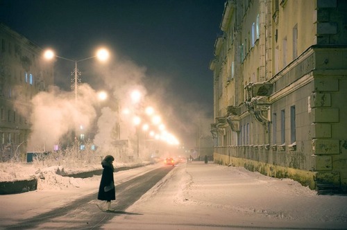 wildwoman22:  1. Moscow, Russia2. The industrial city of Norilsk, northern Russia