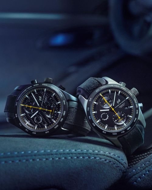 For the Porsche Cayman dedicated to the racetrack, @porschedesign is presenting the Chronograph 718 