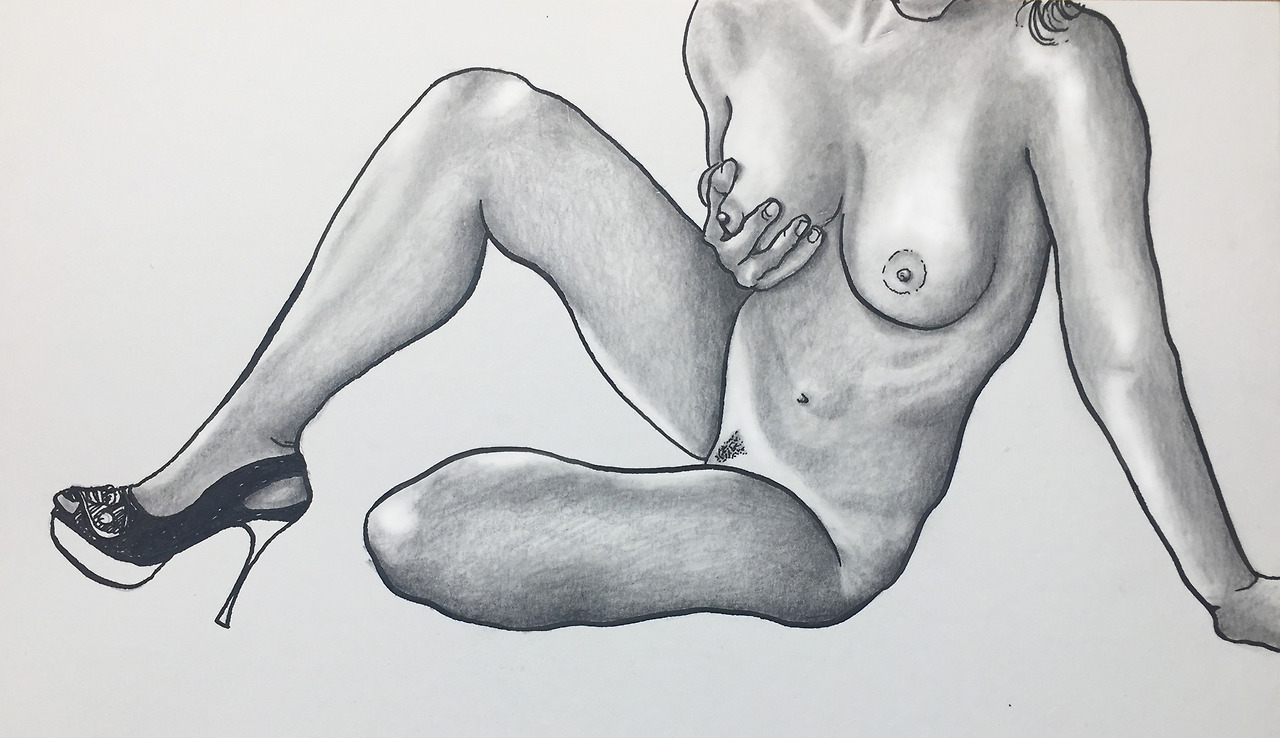 she-goes-to-eleven:  My first drawing of @the-most-perfect-titties is easily my most