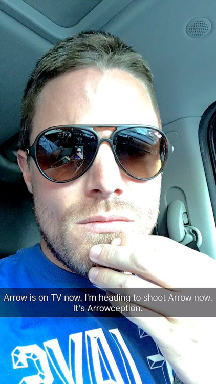 amell-daily:  Stephen on Snapchat