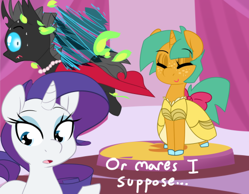 ask-glittershell: Changelings sure are weird. @mylittlechangeling No amount of changeling magic can 