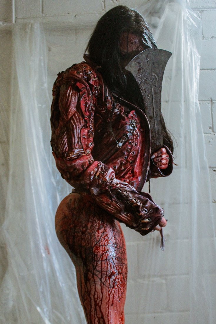 toxicvisionclothing:  Cadaver. Completely handcrafted and sculpted from scratch.New