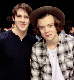 blamestyles:  Harry with Steven Mcqueen + 